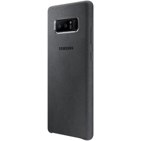 Funda Oficial Samsung Galaxy Note 8 Alcantara - Gris oscuro