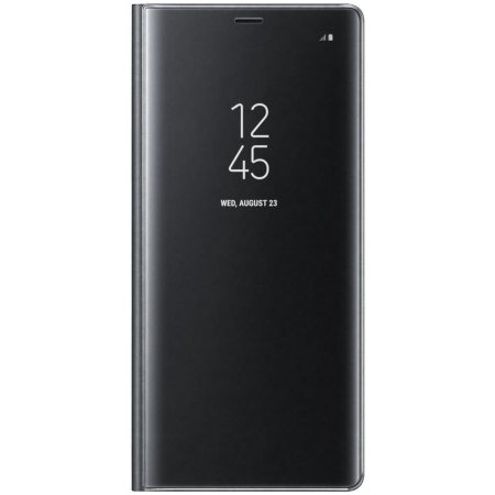 Official Samsung Galaxy Note 8 Clear View Standing Cover Case - Black