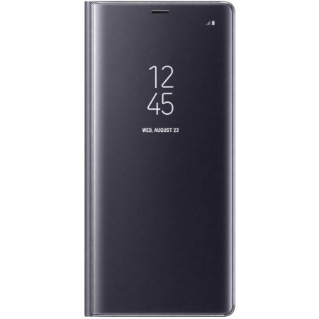 Official Samsung Galaxy Note 8 Clear View Suojakotelo - Harmaa