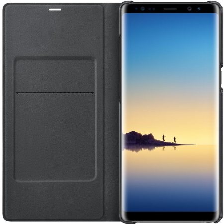 LED View Cover Officielle Samsung Galaxy Note 8 – Noire