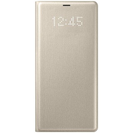 Offizielles Samsung Galaxy Note S8 LED Sicht Abdeckungs Hülle - Gold
