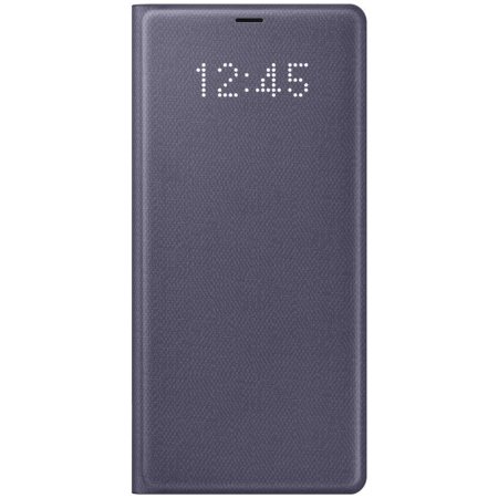 Official Samsung Galaxy Note 8 LED Flip Wallet Deksel - Grå