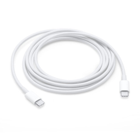 Official Apple USB-C to USB-C Charge and Sync Cable - 4.3A Max - White