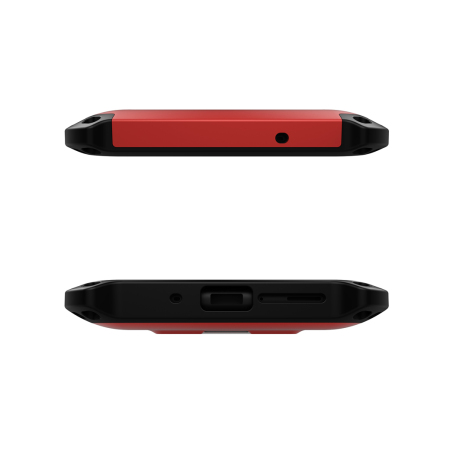 Coque HTC U11 Seidio Dilex avec support béquille – Rouge sombre / Noir