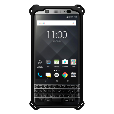 Seidio Dilex BlackBerry KEYone Tough Kickstand Case - Dark Red / Grey