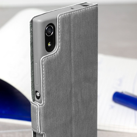 Olixar Low Profile Sony Xperia XA1 Ultra Wallet Case - Grey
