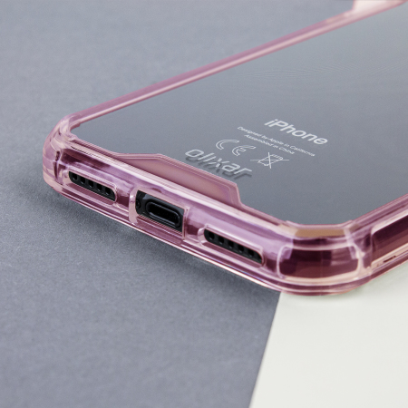 Funda iPhone 11 Olixar ExoShield - Oro Rosa / Transparente