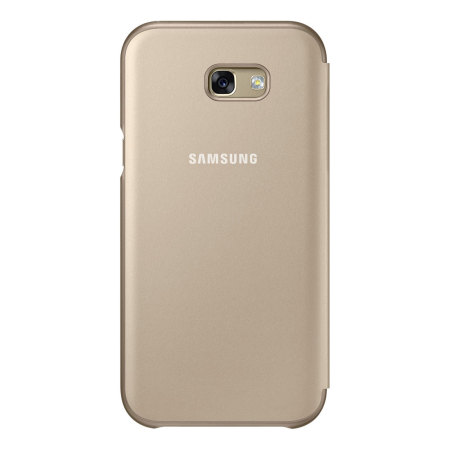 Official Samsung Galaxy A7 2017 Neon Flip Cover - Gold