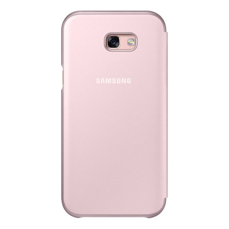 Official Samsung Galaxy A7 2017 Neon Flip Cover - Pink