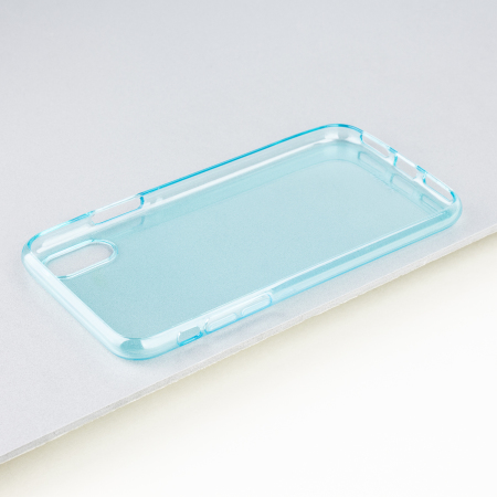Olixar FlexiShield iPhone X Gel Case - Blue
