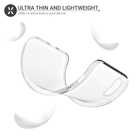Olixar Ultra-Thin iPhone X Gel Case - 100% Clear