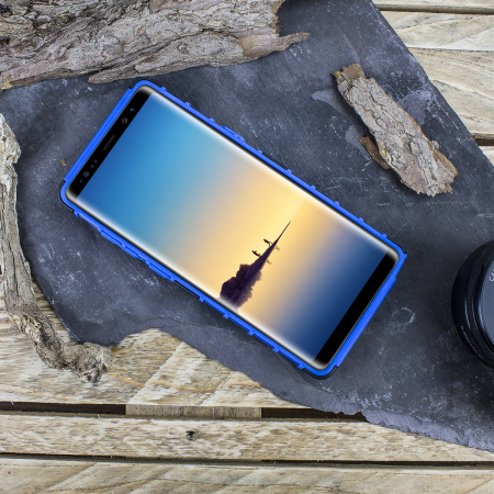 Olixar ArmourDillo Samsung Galaxy Note 8 Protective Kotelo - Sininen