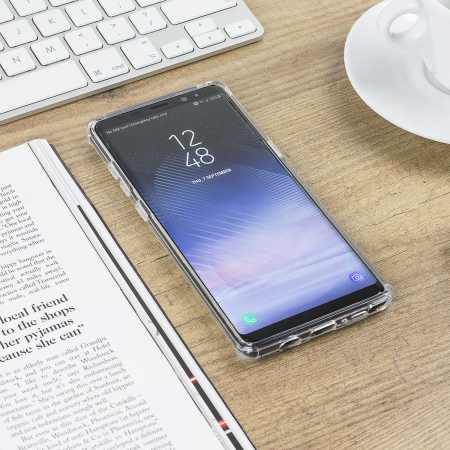 Coque Samsung Galaxy Note 8 Olixar ExoShield Snap-on – Transparente