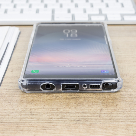 Coque Samsung Galaxy Note 8 Olixar ExoShield Snap-on – Transparente