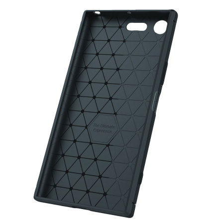 Olixar Sony Xperia XZ Premium Carbon Fibre Design Slim Case - Black