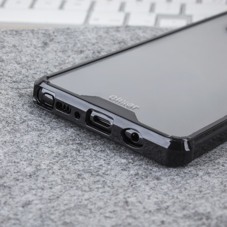 Coque Samsung Galaxy Note 8 Olixar ExoShield Snap-on – Noire