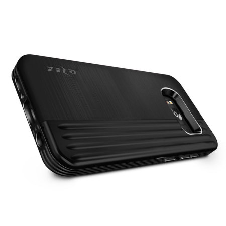 Zizo Retro Samsung Galaxy S8 Plus Wallet Stand Case - Black