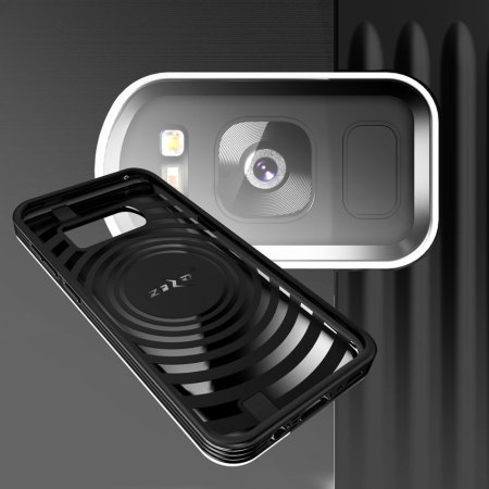Zizo Retro Samsung Galaxy S8 Plånboksfodral - Svart