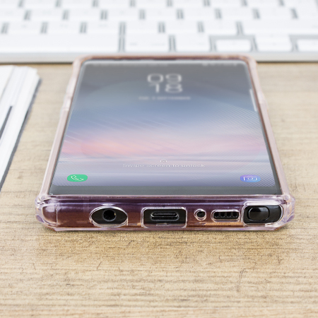 Coque Samsung Galaxy Note 8 Olixar ExoShield Snap-on – Or rose