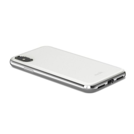 Moshi iGlaze iPhone X Ultra Slim Case - Pearl White