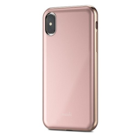 Moshi iGlaze iPhone X Ultra Slim Case - Taupe Pink