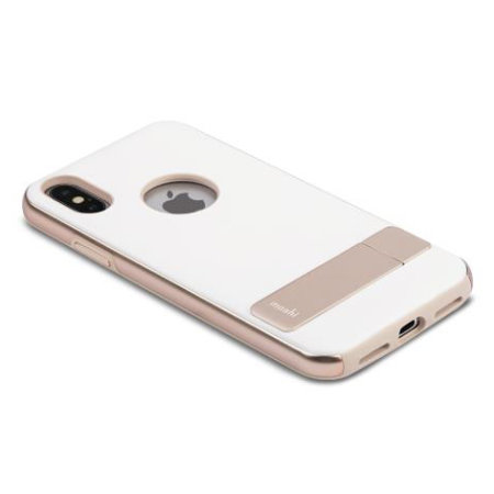 Moshi Kameleon iPhone X Kickstand Case - Ivory White