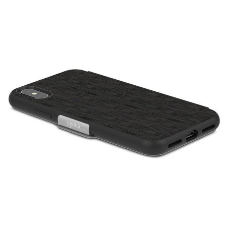 moshi sensecover iphone x smart case - metro black