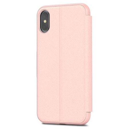 Moshi SenseCover iPhone X Smart Fodral - Luna Pink