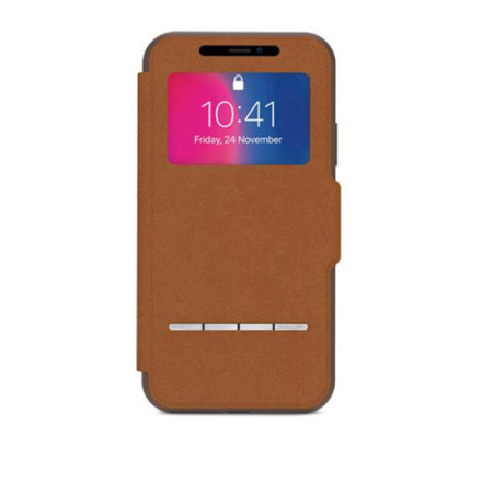 Moshi SenseCover iPhone X Smart Case - Caramel