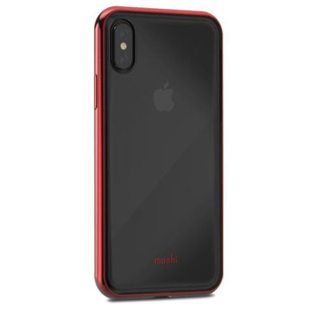Funda iPhone X Moshi Vitros - Rojo escarlata