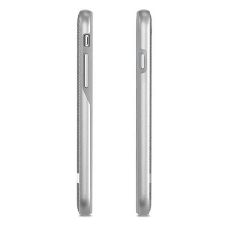 Moshi Vesta iPhone 8 Textile Pattern Case - Herringbone Grey
