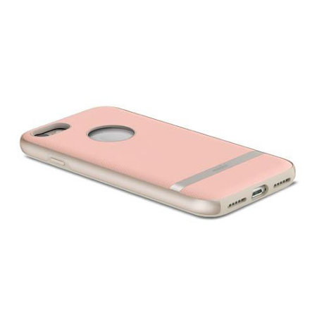 Funda iPhone 8 Moshi Vesta Textile Pattern - Flor rosado