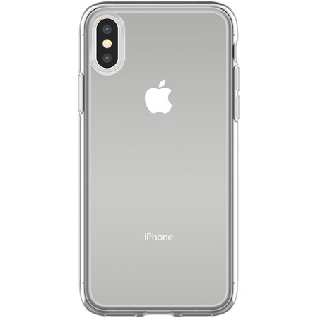 Coque iPhone X OtterBox Clearly Protected en gel - Transparente