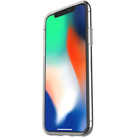 Coque iPhone X OtterBox Clearly Protected en gel - Transparente