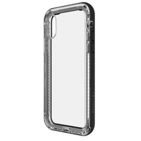 lifeproof next iphone x tough case - black crystal