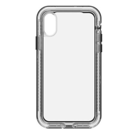 lifeproof next iphone x tough case - black crystal