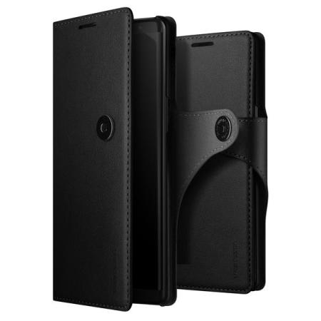 VRS Design Daily Diary Leather-Style Galaxy Note 8 Fodral - Svart