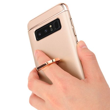 Funda Samsung Galaxy Note 8 Olixar X-Ring Aro de dedo - Oro