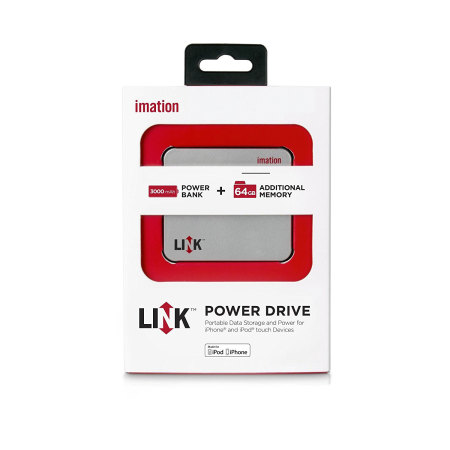 Imation LINK MFi 3,000mAh Power Bank & 16GB USB Flash Drive