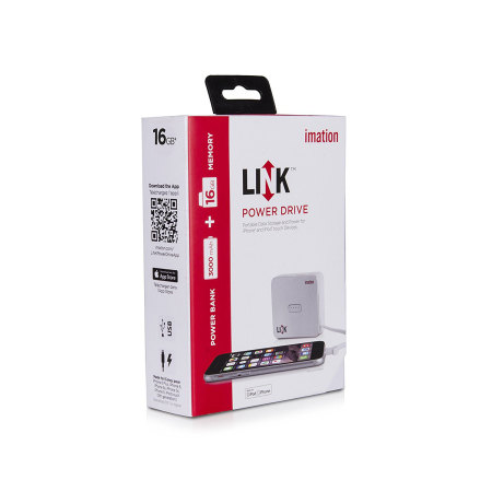 Imation LINK MFi 3,000mAh Power Bank & 16GB USB Flash Drive