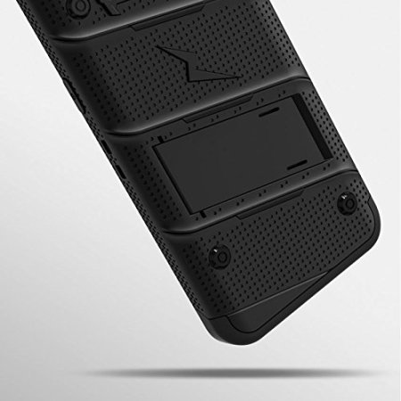Zizo Bolt Series Samsung Galaxy Note 8 Tough Case Hülle & Gürtelclip - Schwarz