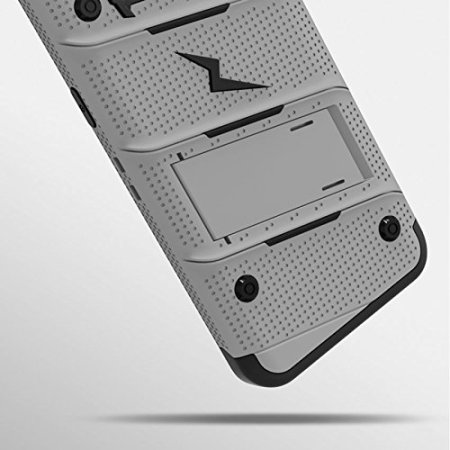 Coque Galaxy Note 8 Zizo Bolt robuste avec clip ceinture – Acier