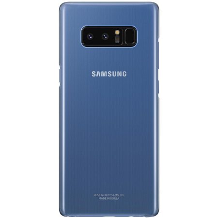 Official Samsung Galaxy Note 8 Clear Cover Skal - Mörkblå