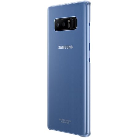 Official Samsung Galaxy Note 8 Clear Cover Skal - Mörkblå