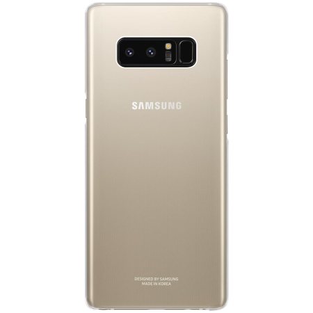 Coque Officielle Samsung Galaxy Note 8 Clear Cover – Transparente