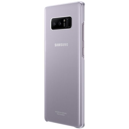 Coque Officielle Samsung Galaxy Note 8 Clear Cover – Orchidée