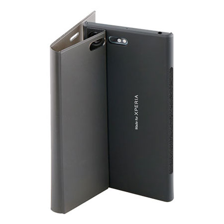 Roxfit MFX Sony Xperia XZ1 Touch Book Stand Skal - Svart / Klar