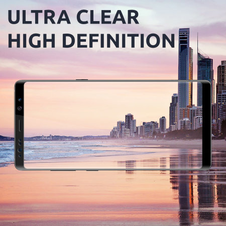 Olixar Galaxy Note 8 Glas Displayschutzfolie 2-in-1-Packung