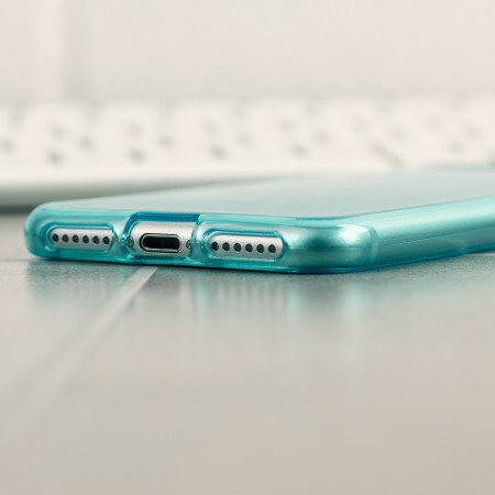 Olixar FlexiShield iPhone 7S Gel Case - Blue