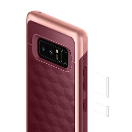 Caseology Parallax Series Samsung Galaxy Note 8 Case - Burgundy